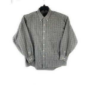 Chaps Men's XL Long Sleeve Button Up Multicolor Cotton Blend Casual Shirt A23